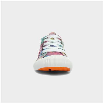 Jazzin Tie Dye Womens Multi Canvas