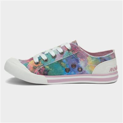 Jazzin Tie Dye Womens Multi Canvas