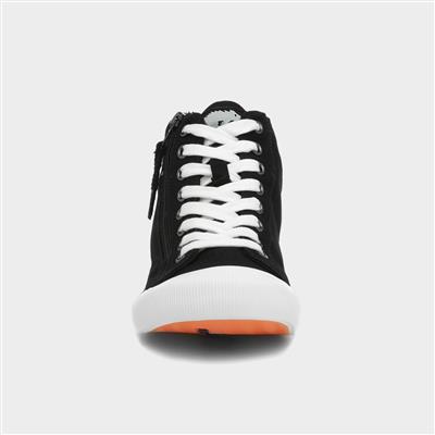 Jazzin Hi Women's Black Canvas