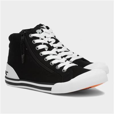 Jazzin Hi Women's Black Canvas
