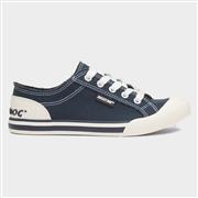 Rocket Dog Jazzin Womens Navy Canvas Shoe (Click For Details)