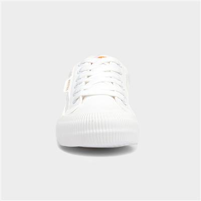 Cheery Womens White Canvas Shoe