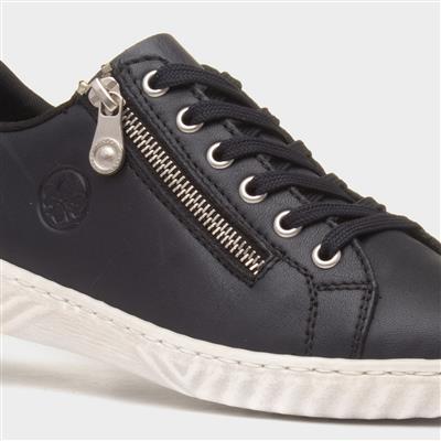 Antistress Womens Dark Navy Leather Shoe