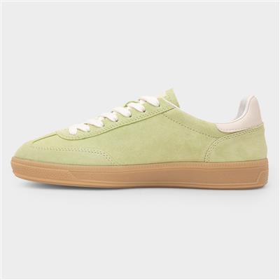 Womens Green Suede Shoe