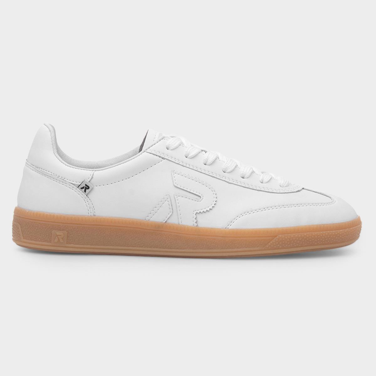 Womens White Leather Shoe