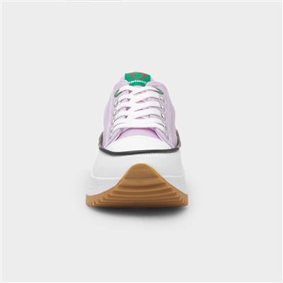 Strata Womens Lilac Platform Canvas