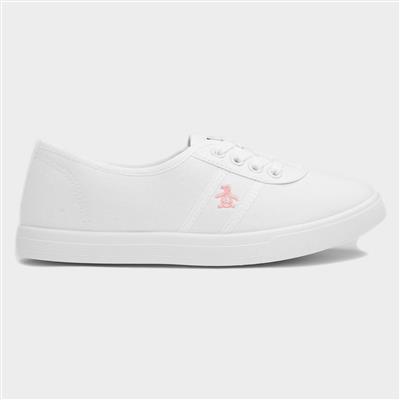 Susie White Canvas Shoes