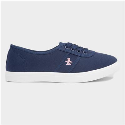 Susie Navy Canvas Shoes