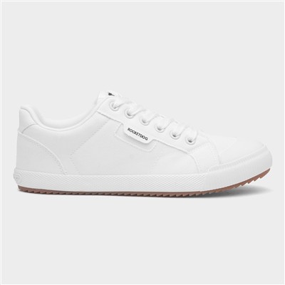 Cheery Womens White Canvas