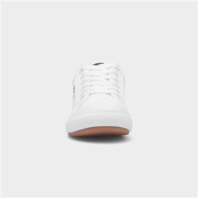 Cheery Womens White Canvas