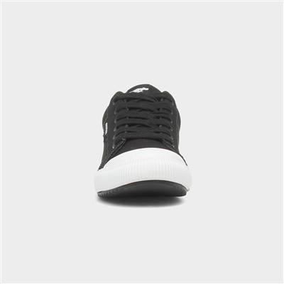 Cheery Womens Black Lace Up Canvas