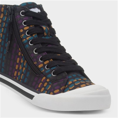 Jazzin Hi Kathy Womens Multi Canvas