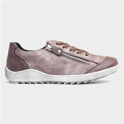 Bianca Womens Taupe Canvas Shoe