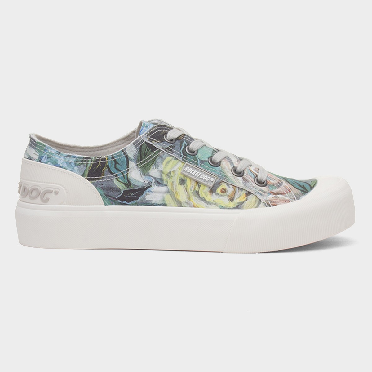 Jazzin Plus Ashford Womens Grey Canvas