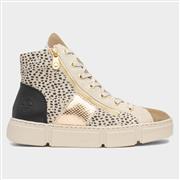 Rieker Antistress Womens Multi Leopard Canvas Shoe (Click For Details)