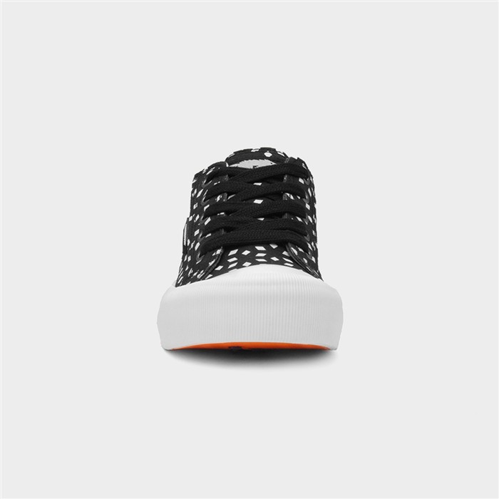 Jazzin Plus Womens Black Canvas Shoe