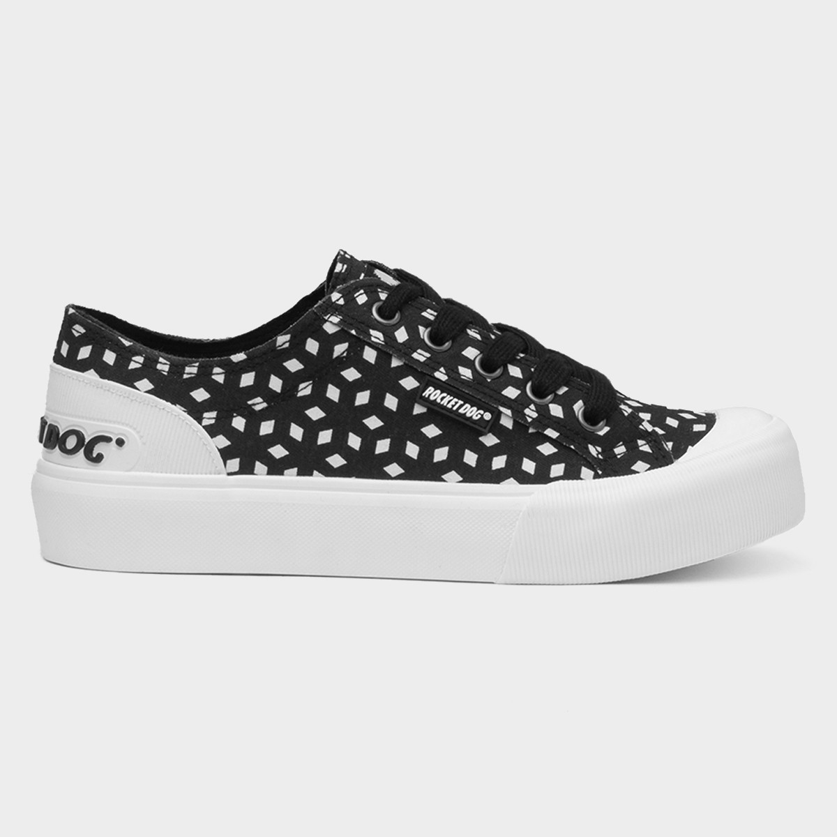Jazzin Plus Womens Black Canvas