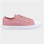 Hush Puppies Brooke Womens Pink Canvas Trainer (Click For Details)
