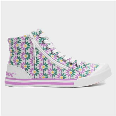 Jazzin Hi Preston Womens Multi Canvas