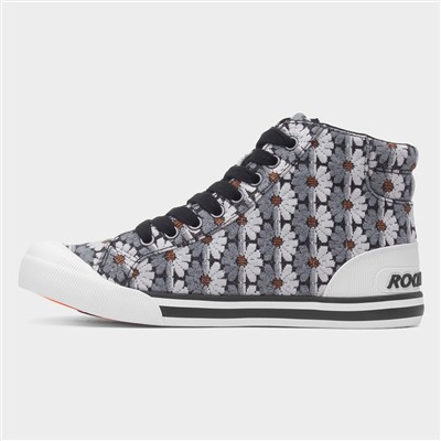 Jazzin Hi Ryde Womens Grey Canvas