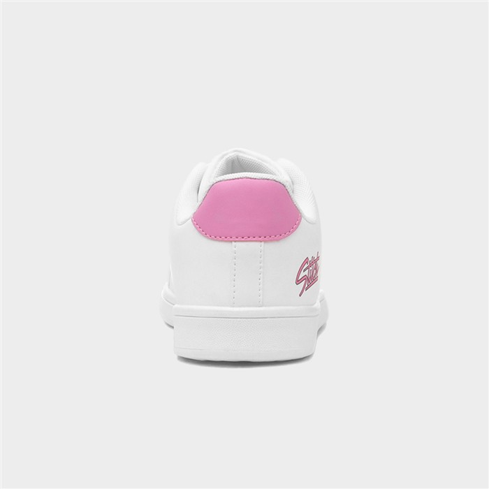 Pearl Womens White Lace Up Shoe