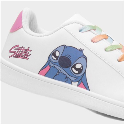 Pearl Womens White Lace Up Shoe