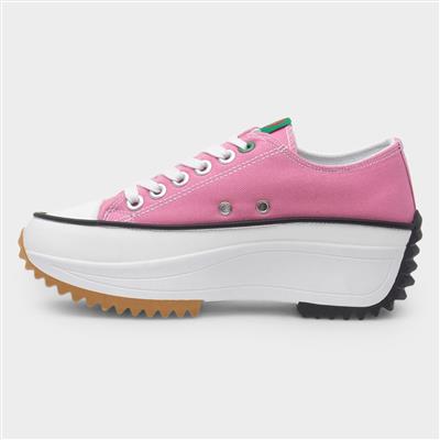 Strata Women's Pink Platform Canvas