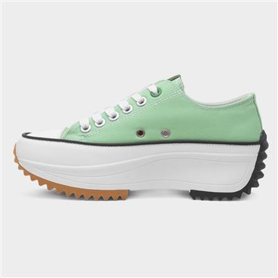 Strata Womens Mint Platform Canvas