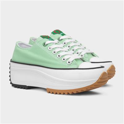 Strata Womens Mint Platform Canvas