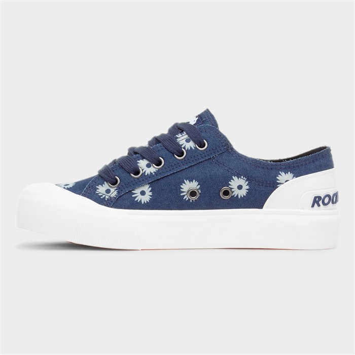 Jazzin Plus Womens Dark Blue Canvas
