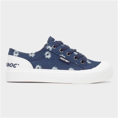 Jazzin Plus Womens Dark Blue Canvas