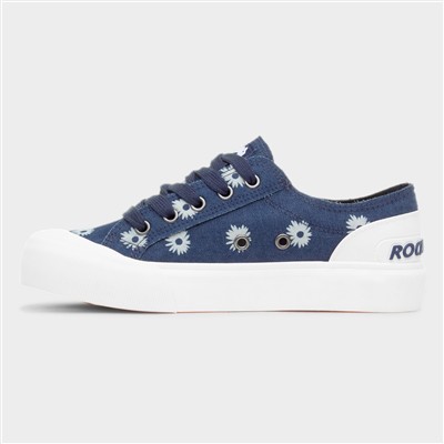Jazzin Plus Womens Dark Blue Canvas