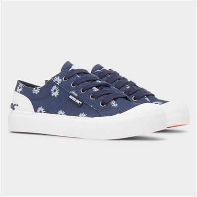 Jazzin Plus Womens Dark Blue Canvas
