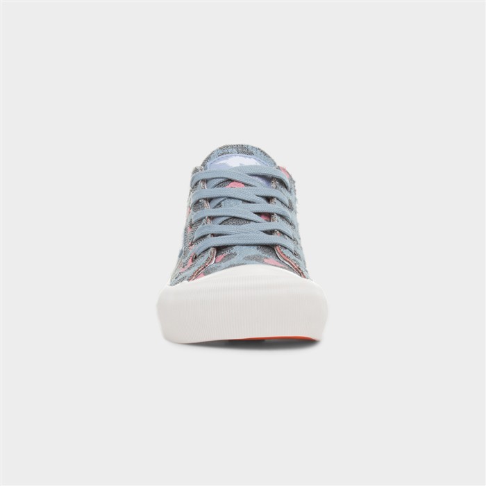 Jazzin Plus Lisa Womens Blue Canvas