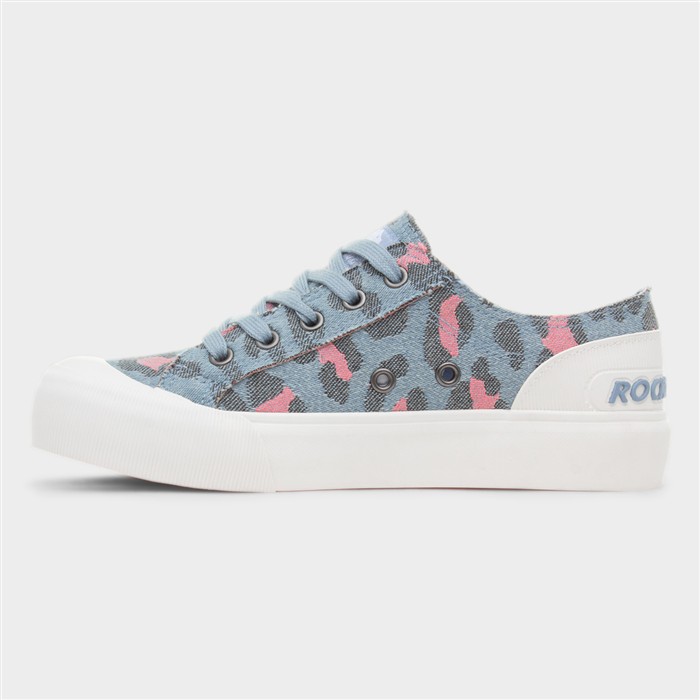 Jazzin Plus Lisa Womens Blue Canvas