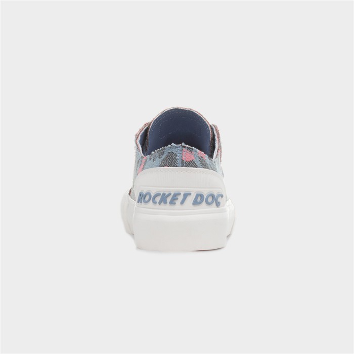 Jazzin Plus Lisa Womens Blue Canvas