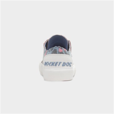 Jazzin Plus Lisa Womens Blue Canvas