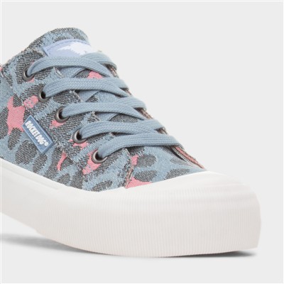 Jazzin Plus Lisa Womens Blue Canvas