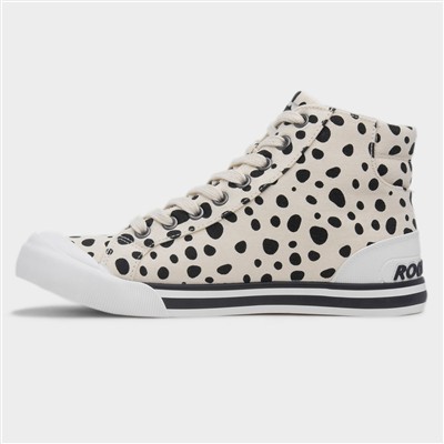 Jazzin Hi Fido Womens Off White Canvas