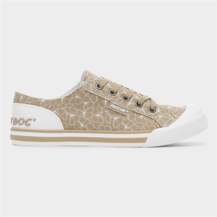 Jazzin Mariposa Womens Tan Canvas
