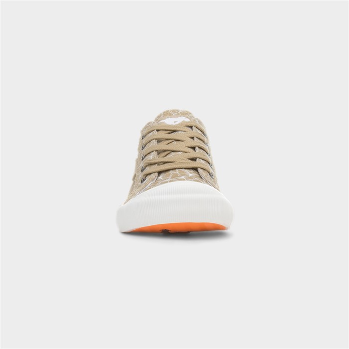 Jazzin Mariposa Womens Tan Canvas