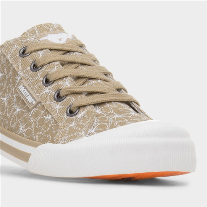 Jazzin Mariposa Womens Tan Canvas