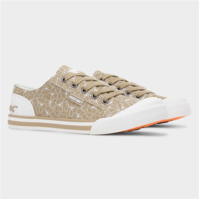 Jazzin Mariposa Womens Tan Canvas