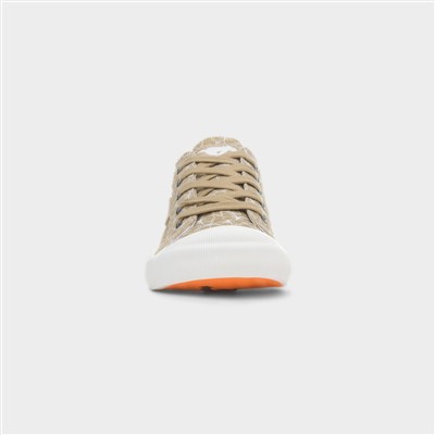 Jazzin Mariposa Womens Tan Canvas
