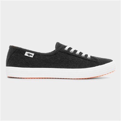 Chow Chow Elsie Womens Black Canvas