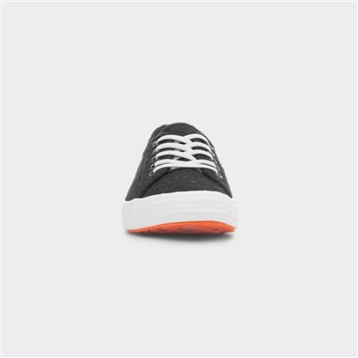 Chow Chow Elsie Womens Black Canvas