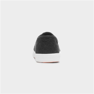 Chow Chow Elsie Womens Black Canvas