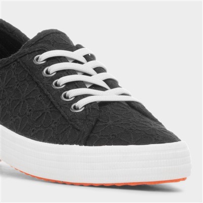 Chow Chow Elsie Womens Black Canvas