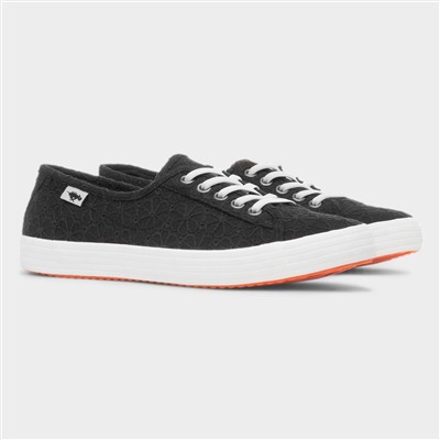 Chow Chow Elsie Womens Black Canvas
