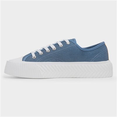 Jayne III Womens Blue Denim Canvas